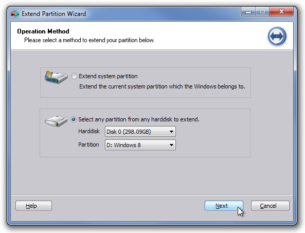 Aomei Partition Extend Shrink Manage Partitions Via Wizard