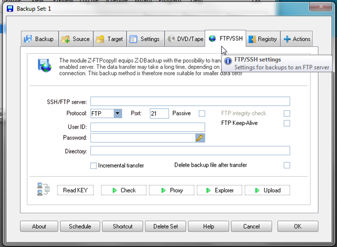 Open module file