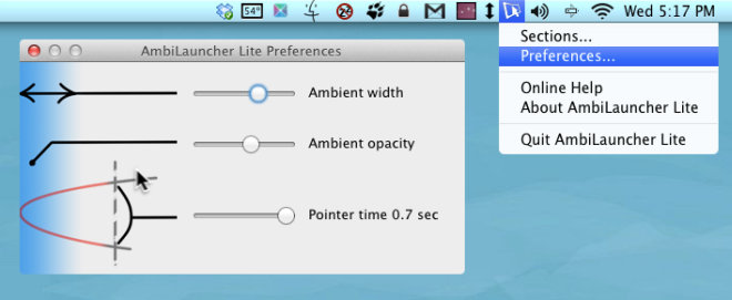 AmbiLauncher Lite peferences