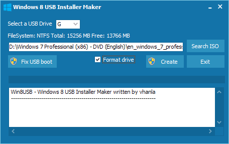 Create Bootable 8 Installer USB