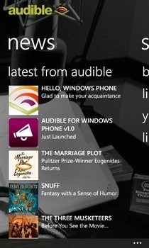 Audible WP7 News