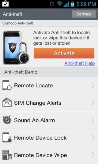 Anti-Theft for Android