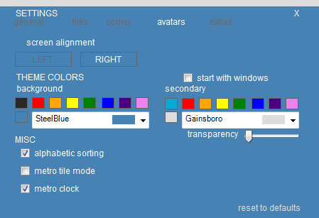 mStartEx Config