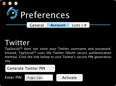 twitter for mac app could not authenticate