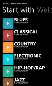 AUPEO! Radio Genres