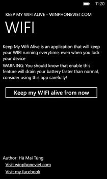 Station keep alive wifi что это