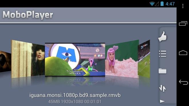 MoboPlayer-Android-3d-Галерея