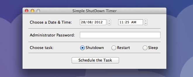 Simple ShutDown Timer