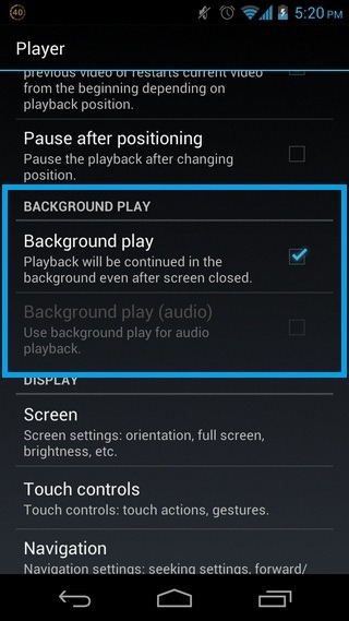 MX Player có cập nhật tính năng Hardware Decoder giúp tăng hiệu suất xử lý video trên Android. Thêm vào đó, tính năng Background Playback giúp bạn tha hồ lướt web hay chơi game mà không cần tắt màn hình. Hãy xem hình ảnh liên quan để trải nghiệm MX Player tuyệt vời hơn.