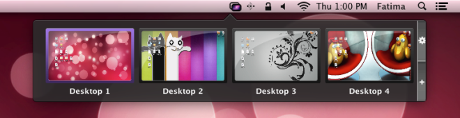 how to group apps on multiple desktops on mac