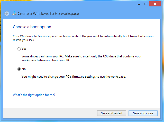 How To Create A Portable Windows 8 Enterprise To Go Workspace