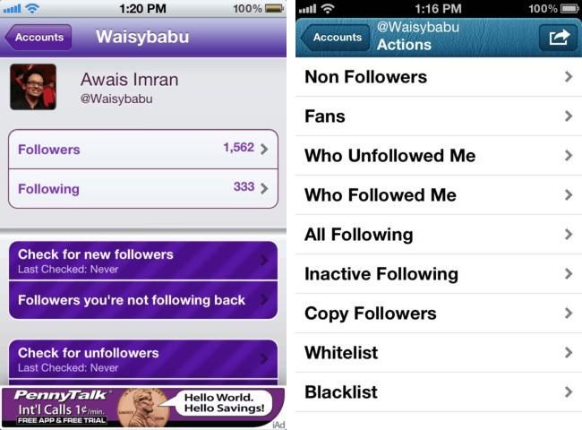 Find Unfollowers JustUnfollow