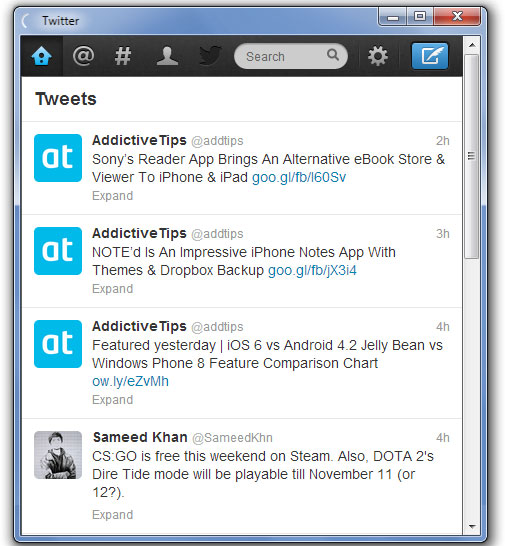 Responsive-Twitter