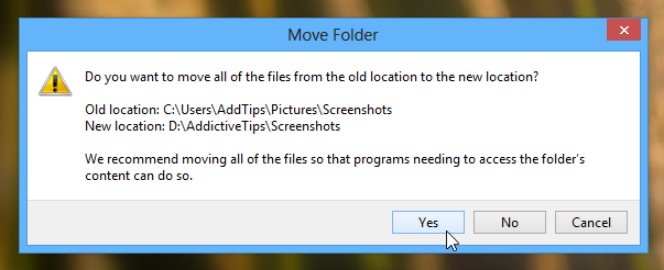 windows 8 screenshot folder