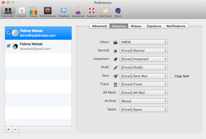 osx mail client