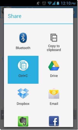 Ctrl C-Android-Share