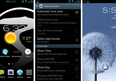 Customizable-status-bar-clock-AOSP-lock-screen-SGS3