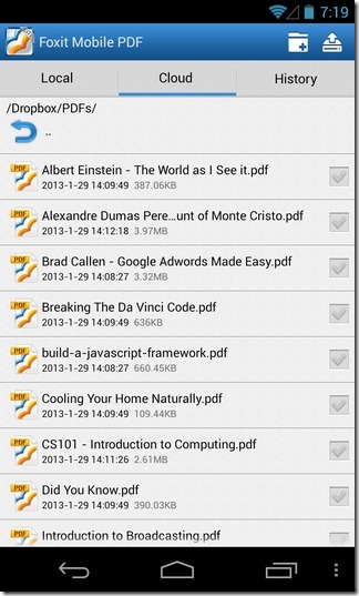 how to get pdf file from sdcard in android