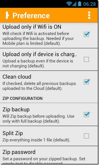 Default zip. Nandroid Backup какие разделы входят.