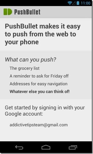 for android instal Pushbullet