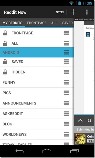 Reddit-Now-Android-Subreddits