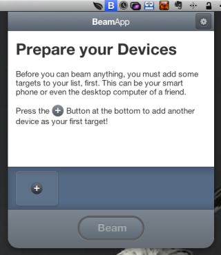 BeamApp add device