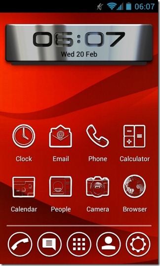 3d home screen android