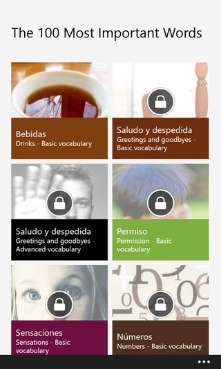 Babbel WP8 Subcategories