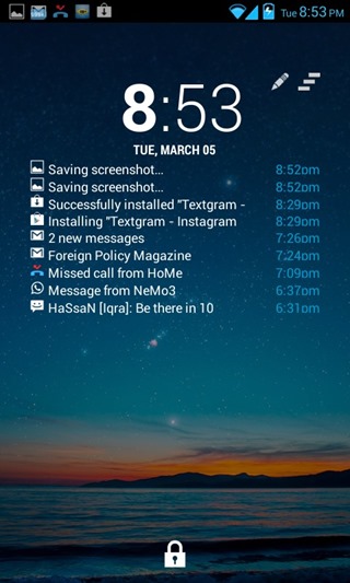 Get Real-Time Notifications On Android Lock Screen With This Widget