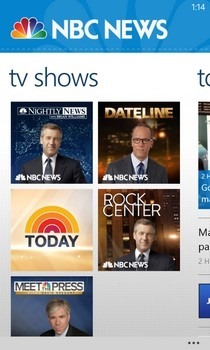 NBC News WP8 Shows