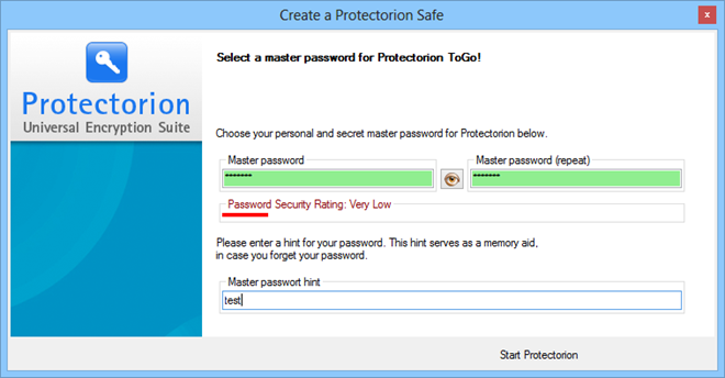 Protectorion ToGo_Password