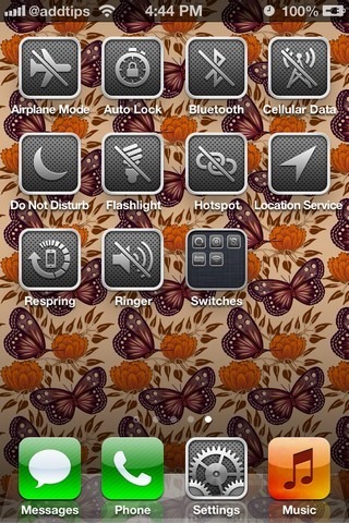 SwitchIcons iOS SpringBoard