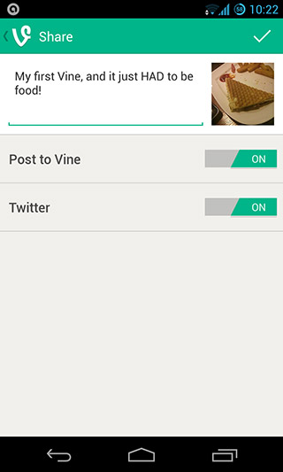 Vine-sharing-options