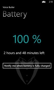 Voice Butler WP8 Battery