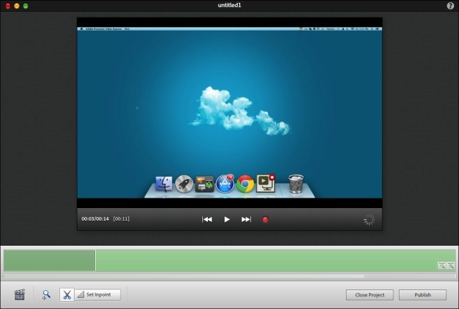 adding video to adobe presenter video express