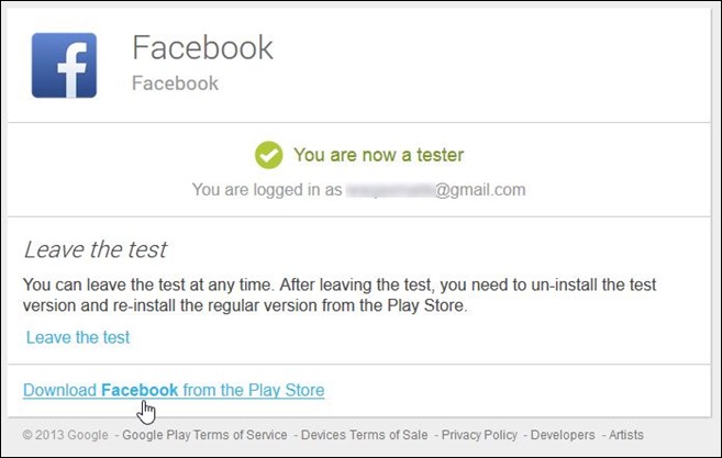 facebook beta tester update news