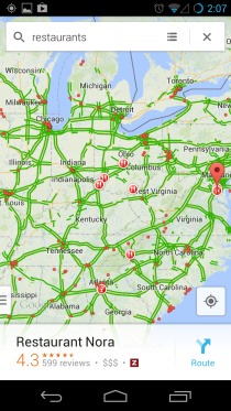 Google Maps 7.0 for Android