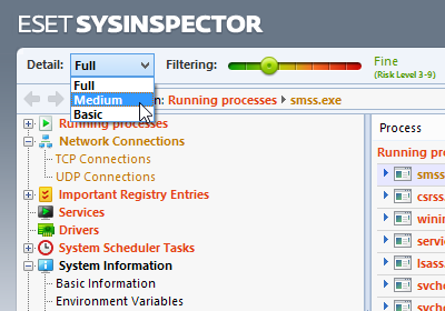 Eset sysinspector что это