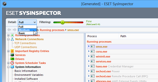 Eset sysinspector что это