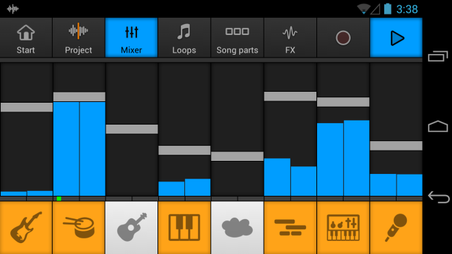 Music Maker Jam Controls