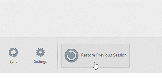 Restore Button