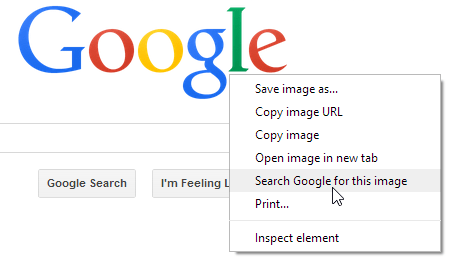Google Chrome Search by image