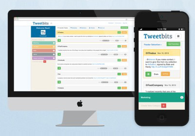 Tweetbits Organizes Favorite Tweets Into Categories In An Awesome UI