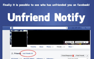 Get Notified In Google Chrome When Someone Unfriends You On Facebook