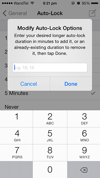 How To Set Custom 'Auto-Lock' & 'Require Passcode' Time in iOS