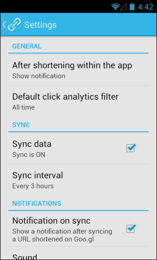 Google URL Shortener Is A Great Unofficial Goo.gl Android Client