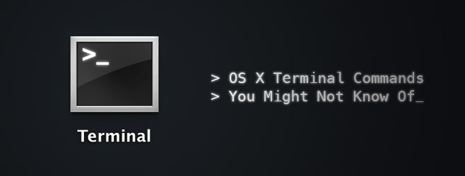 Mac-OS-X-Terminal-commands