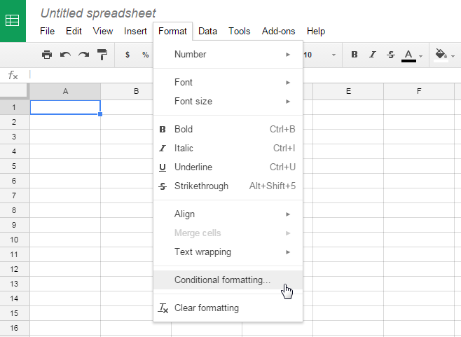 How To Add Conditional Formatting To Cells In Google Sheets