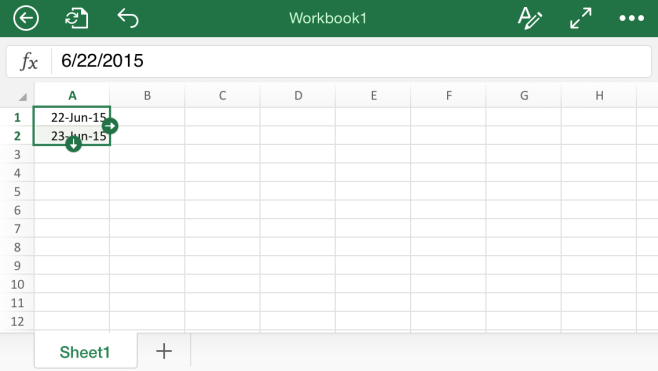  MS Excel IPad IPhone My Road