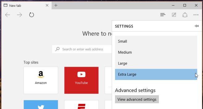 How To Change Text Size In Microsoft Edge